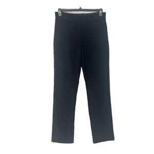 Equestrian Designs Black Pull-On Riding Pants Large Tactel Lycra Straight Leg